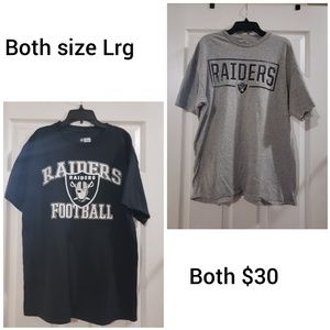 2.NFL Raiders T -shirts.